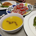 みみず◎'s cooksnap of when they made かぼちゃとさつまいものポタージュ.