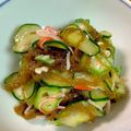 ゆみしゅー's cooksnap of when they made もずくとわかめときゅうりの簡単酢の物.