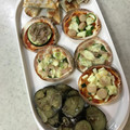Ruriluru's cooksnap of when they made 余った餃子の皮で☆ネギたっぷりミニピザ.