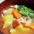 気まぐれ♡雨おんな's cooksnap of when they made 簡単豚汁☆野菜たっぷりサツマイモ入り豚汁.