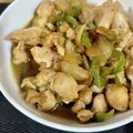 れーぺん's cooksnap of when they made 鶏むね肉と ピーマン 玉ねぎ 生姜炒め✿.