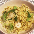 tikariri's cooksnap of when they made エビとキャベツの塩焼きそば.
