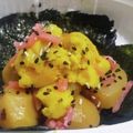 私市ビッキーズ津門巳's cooksnap of when they made “栗甘露煮南瓜サラダ紅生姜ごま塩和え”.