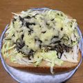 クックchitann's cooksnap of when they made 千切りキャベツと塩こんぶのトースト♡.