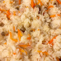 Blue's cooksnap of when they made おでんのリメイクで簡単炊き込みご飯.