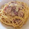 あむあむろ's cooksnap of when they made ☆牛乳•卵でまぜるだけ簡単カルボナーラ☆.