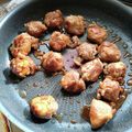 えりきゃんでぃ's cooksnap of when they made てりてり豚のころころチーズボール.