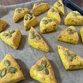 クック3KUCZ8☆'s cooksnap of when they made バターいらずのお気軽かぼちゃスコーン.