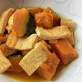 香波柚妃's cooksnap of when they made かぼちゃと油揚げの煮もの.