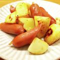 かなりんココりん's cooksnap of when they made お弁当に◎ウインナーとポテトのハーブ焼き.