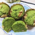 みっちゃん❇️68's cooksnap of when they made 粉末緑茶で作るくるみ入りマフィン.