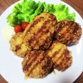☆さゆりかぁちゃん☆'s cooksnap of when they made 夕飯リクエスト不動の１位♪メンチカツ.