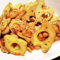 みなみあも's cooksnap of when they made きんぴられんこん　常備菜、お弁当にも.