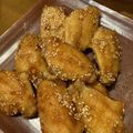 ゆくんたくん's cooksnap of when they made プライパンで揚げない山ちゃん風手羽先.