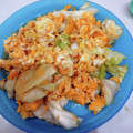 クック3N0VKO☆'s cooksnap of when they made 卵とキャベツの炒め.
