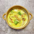 コムギ大好き's cooksnap of when they made ブロッコリーとしめじカレークリームスープ.