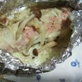 クック6DDPP8☆'s cooksnap of when they made 鮭ととろけるチーズのホイル焼き♡ポン酢で.