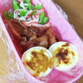 えりこ82☆'s cooksnap of when they made お弁当に♪ゆで卵のカレーマヨ焼き.