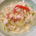 ばたみそーぱん☆'s cooksnap of when they made 簡単☆キャベツとカニカマのコールスロー.