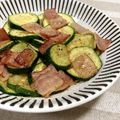 ☆のん☆☆'s cooksnap of when they made 簡単！ズッキーニとベーコンのにんにく炒め.