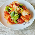 さくらん餅's cooksnap of when they made エビマヨ～海老と厚揚げのケチャマヨ豆板醤.