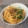 komugiko4's cooksnap of when they made ツナとスナップえんどうのレモン醬油パスタ.