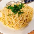 komugiko4's cooksnap of when they made 超簡単節約！明太子とゆかりのパスタ.