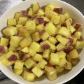 うめ食堂's cooksnap of when they made 米粉で＊コロコロ薩摩芋のコンソメ風味.