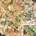 しゅい6's cooksnap of when they made 残りコロッケdeチャーハン.