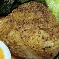 ゆけり３兄弟's cooksnap of when they made ピリ辛！大人の焼きおにぎり☆.
