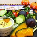 horseland's cooksnap of when they made ハロウィンに♬かぼちゃいっぱいサラダ.