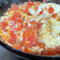 はらこたらこ's cooksnap of when they made 塩ラーメンのトマト卵とじ.