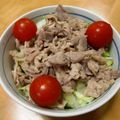 えいなつママ's cooksnap of when they made 夏休みのお昼に塩だれ豚丼☆.