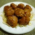 ノチアチ's cooksnap of when they made 我が家の肉団子甘酢あん.