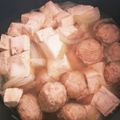 ♬あじさいのレシピ♬'s cooksnap of when they made 豆腐と肉団子の中華煮.