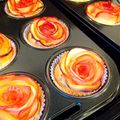 みゅしー☆'s cooksnap of when they made 簡単☆豪華‼︎りんごの薔薇カップケーキ.