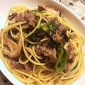 2michi's cooksnap of when they made 牛肉とほうれん草パスタ レモンバター醤油.