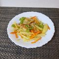 スタイリッシュママ's cooksnap of when they made シンプルレシピ✨ジャガイモと人参の炒め物.