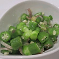 チョコママ★'s cooksnap of when they made オクラと茗荷の塩ごま油和え(ナムル).