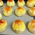 腹ぺこCherry's cooksnap of when they made 秋の贅沢スイーツ！一粒栗入り「栗饅頭」.