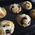 まめたぬき。's cooksnap of when they made ずっしりブルーベリーマフィン.