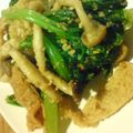 はちみつバチ's cooksnap of when they made ちんげん菜と油揚げの胡麻和え.