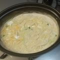 おくみの's cooksnap of when they made ウェイパーで♡ふわふわ牛乳味噌うどん.