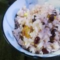 かおりかざり's cooksnap of when they made 伝えていきたい母の味☆小豆入り栗おこわ.