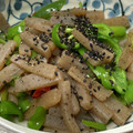yummy?'s cooksnap of when they made めんつゆで♡蒟蒻とピーマンのきんぴら♪.