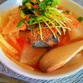 みい5151's cooksnap of when they made さば缶で♪ 韓国風キムチスープ.