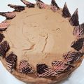 ハッピーまるしぇ's cooksnap of when they made ブッシュドノエル♬簡単クリスマスケーキ.