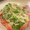 M☆tomo's cooksnap of when they made 水菜のお豆腐チーズサラダ.