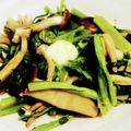 私市ビッキーズ津門巳's cooksnap of when they made 春菊のバター炒め.