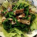 ☆hikonyan☆'s cooksnap of when they made 無限ピーマンサバの水煮缶バージョン.